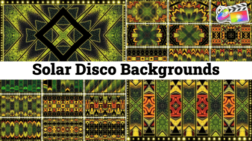 Download Solar Disco Backgrounds for FCPX Apple Motion Template