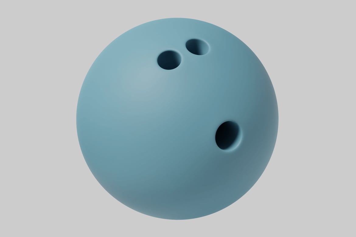 Download Sphere with three holes. 3D Model