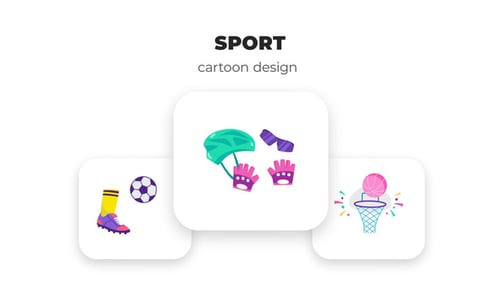 Download Sport - Cartoon Design After Effect Template