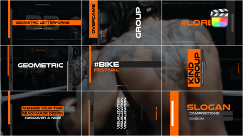 Download Sport Text Titles / FCPX Apple Motion Template