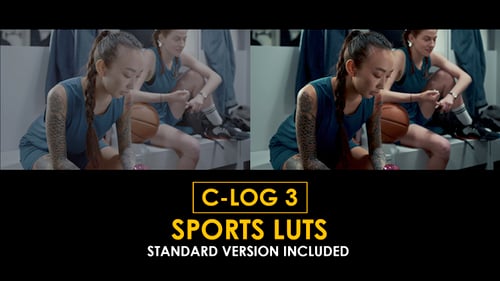 Download Sports Canon C-Log3 And Standard Color Luts Apple Motion Template