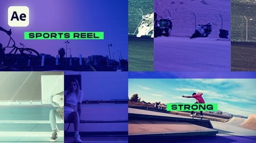 Download Sports Reel After Effect Template