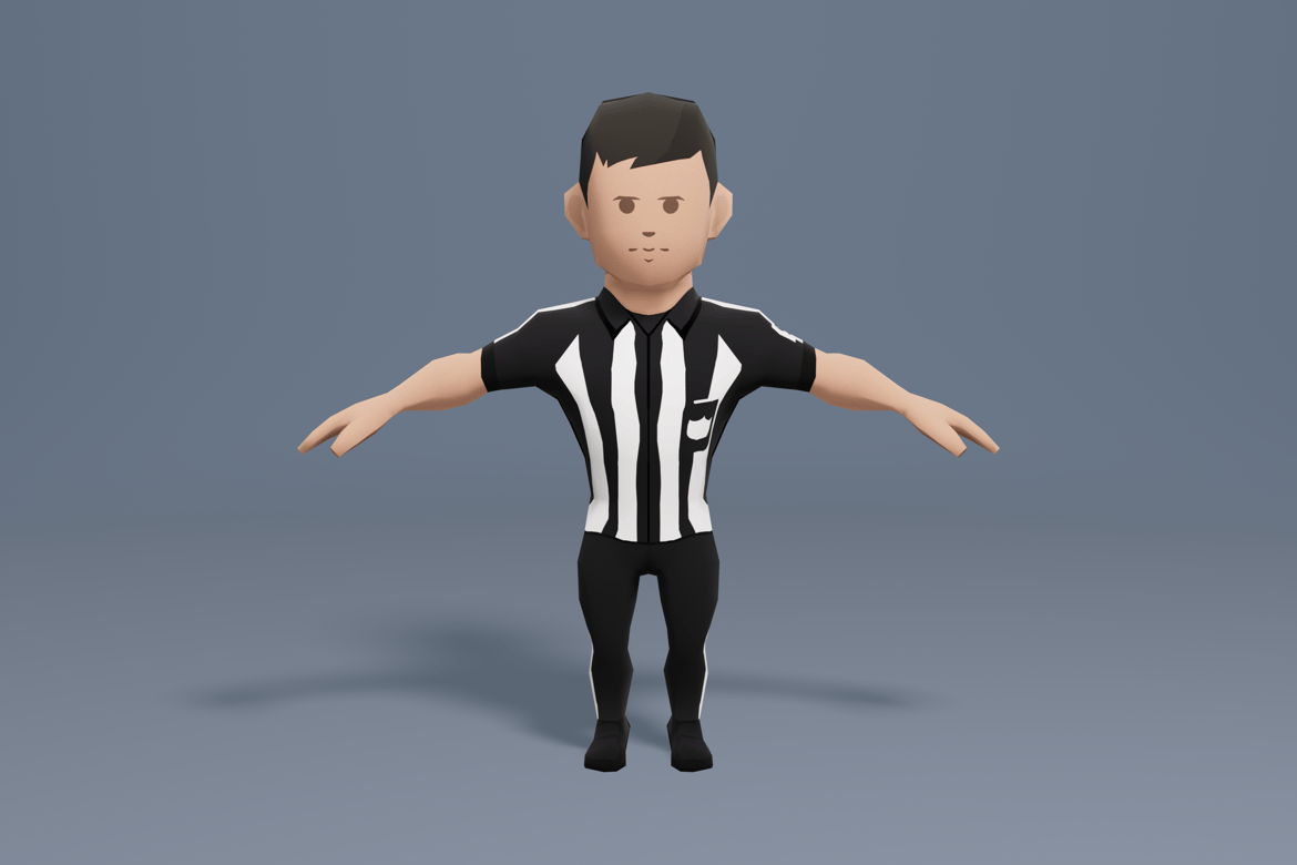 Download Sports Referee 3D Model