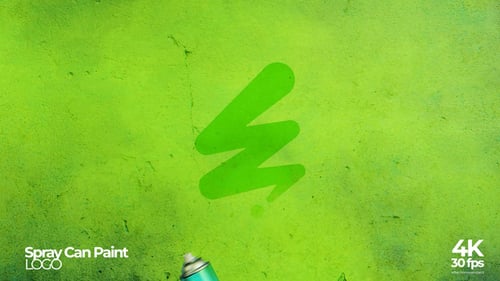 Download Spray Can Paint Logo Reveal After Effect Template