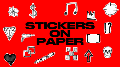 Download Stickers On Paper Apple Motion Template