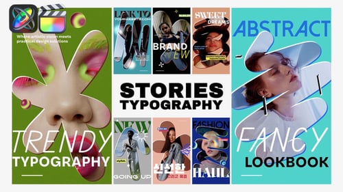 Download Stories Typography for FCPX Apple Motion Template