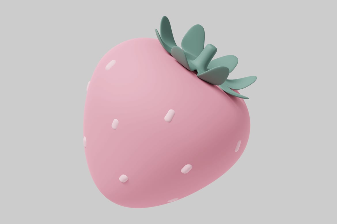 Download Strawberry 3D Model