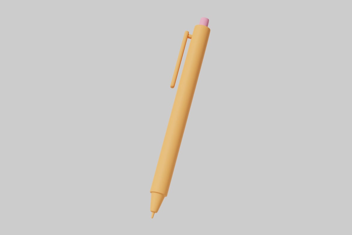 Download Stylized pen. 3D Model