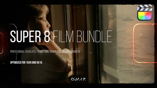 Download Super 8 Film Bundle for Final Cut Pro X Apple Motion Template