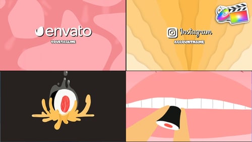 Download Sushi Intro Logo Pack for FCPX Apple Motion Template