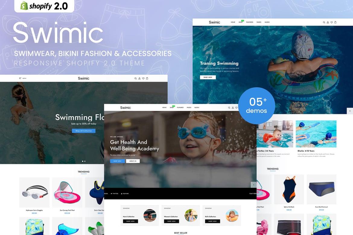 Download Swimic - Swimwear, Bikini Fashion Shopify Theme