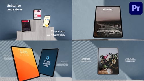 Download Tablet Presentation Mockup for Premiere Pro Premiere Pro Template