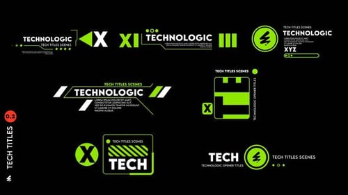 Download Technological Titles V 0.2 After Effect Template