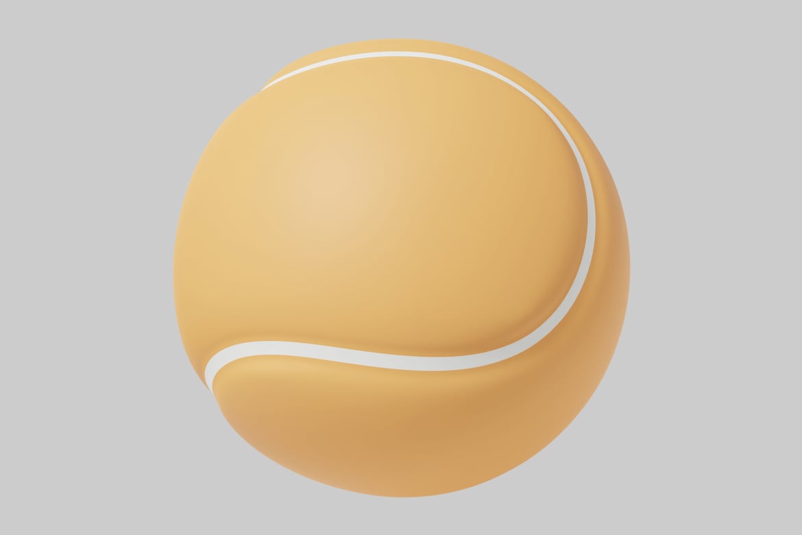 Download Tennis ball. 3D Model