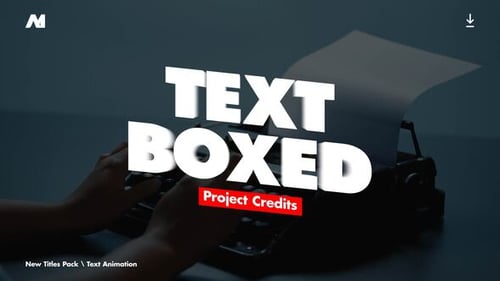 Download Text - Box Animator | FCPX Apple Motion Template