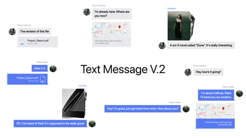 Download Text Messages After Effects After Effect Template