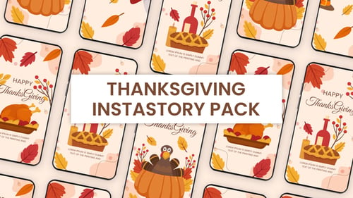 Download Thanksgiving Instagram Story After Effect Template