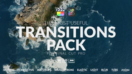 Download The Most Useful Transitions Pack For FCPX Apple Motion Template