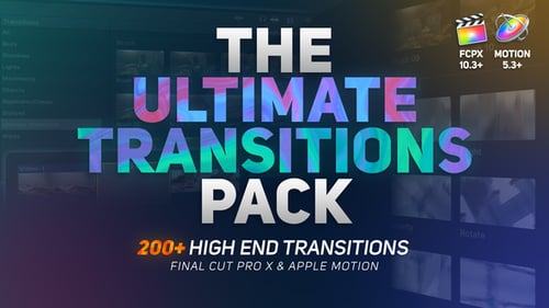 Download The Ultimate Transitions Pack - Final Cut Pro X & Apple Motion Apple Motion Template