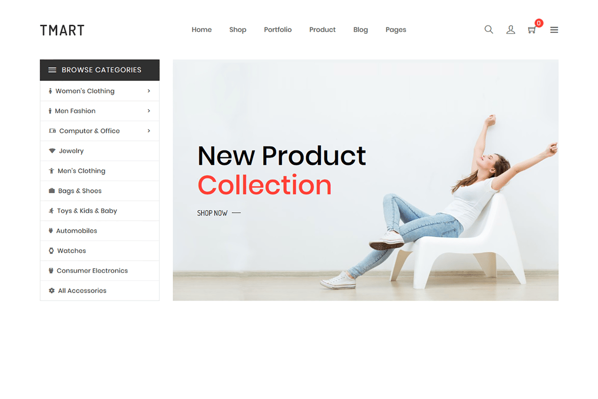 Download Tmart - Minimalist Shopify Theme