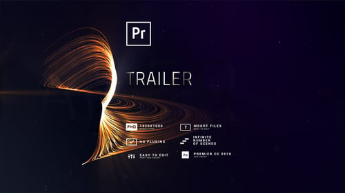 Download Trailer Lines Titles MOGRT Premiere Pro Template