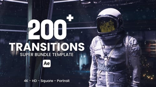 Download Transitions Super Bundle After Effect Template