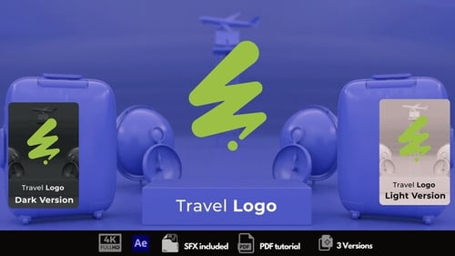 Download Travel Logo After Effect Template