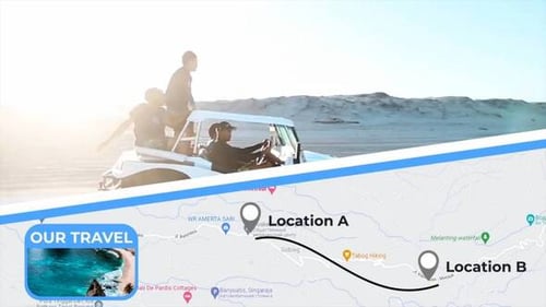 Download Travel Maps FCPX Apple Motion Template