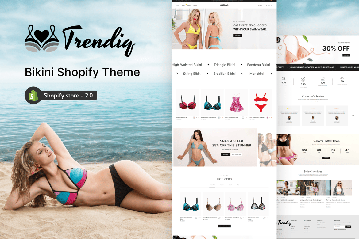 Download Trendiq - Lingerie, Bikini Store Shopify Theme