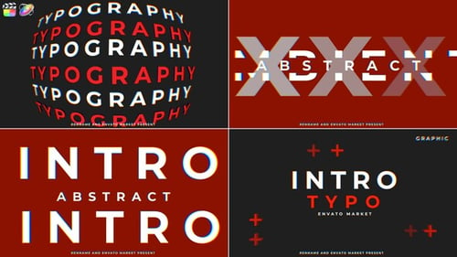 Download Typo Intro Apple Motion Template