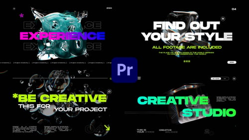 Download Typography Posters MOGRT Premiere Pro Template