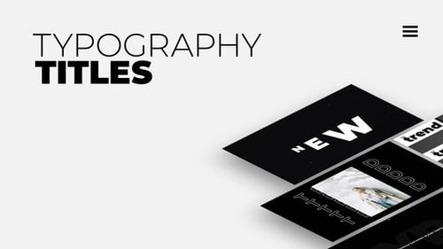 Download Typography Titles 1.0 | FCPX Apple Motion Template