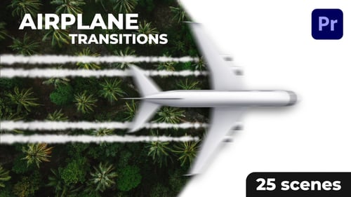 Download Ultimate Airplane Transitions Pack Premiere Pro Template