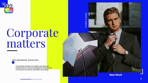 Download Ultimate Corporate Promo Apple Motion Template