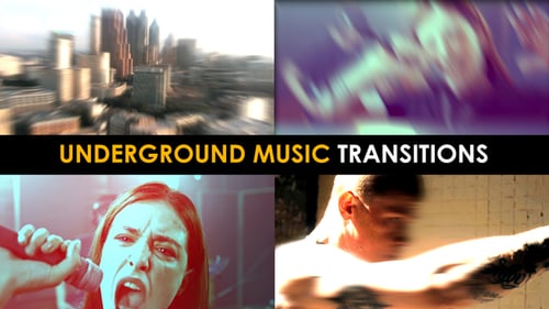 Download Underground Music Transitions | After Effects After Effect Template