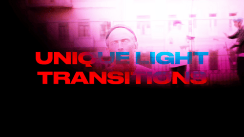 Download Unique Light Transitions Apple Motion Template