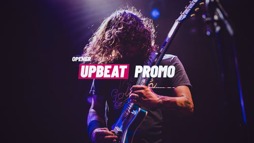 Download Upbeat Promo After Effect Template