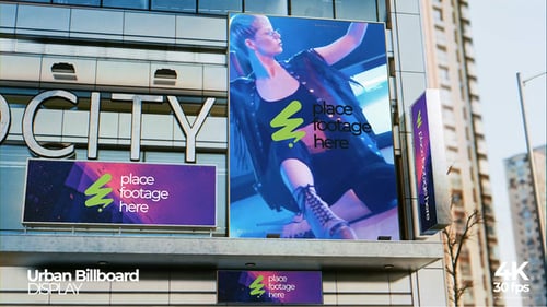 Download Urban Billboard Mockup After Effect Template