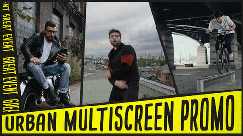 Download Urban Multiscreen Promo Final Cut Pro Template