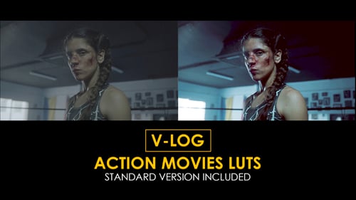 Download V-Log Action Movies and Standard Color LUTs Apple Motion Template