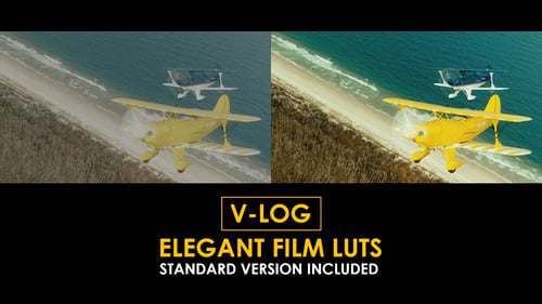 Download V-Log Elegant Film and Standard Color LUTs Apple Motion Template