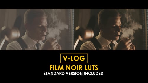 Download V-Log Film Noir and Standard Color LUTs Apple Motion Template