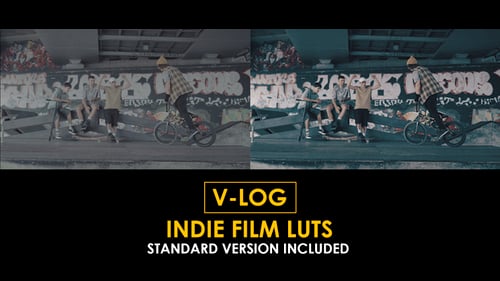 Download V-Log Indie Film and Standard Color LUTs Apple Motion Template