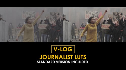 Download V-Log Journalist and Standard LUTs Apple Motion Template