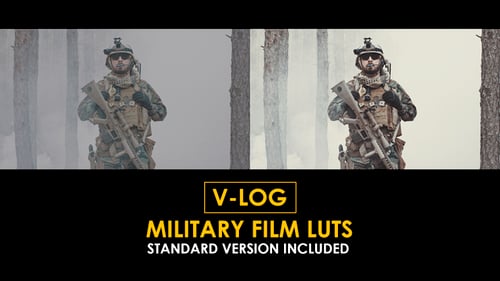 Download V-Log Military FIlm and Standard Color LUTs Apple Motion Template