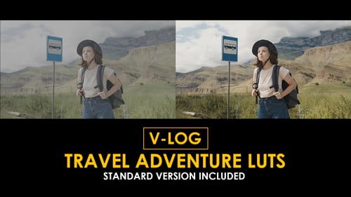 Download V-Log Travel Adventure and Standard Color LUTs Apple Motion Template