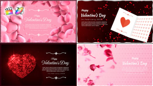 Download Valentines Day Greetings Pack Apple Motion Template