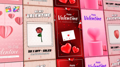 Download Valentines Day Stories Pack Apple Motion Template