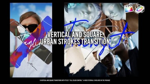 Download Vertical And Square Urban Strokes Transitions Apple Motion Template