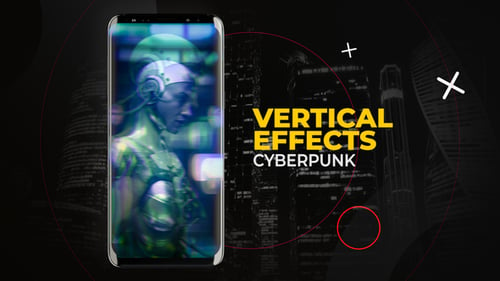 Download Vertical Cyberpunk Effects Premiere Pro Template